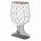 Vintiquewise Freestanding Floor Wine Rack with Wooden and Metal Goblet Design - Holds 12 Bottles QI003568 - alternate 4